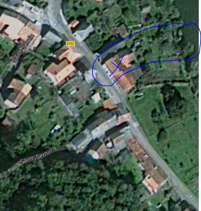 situation dans le village