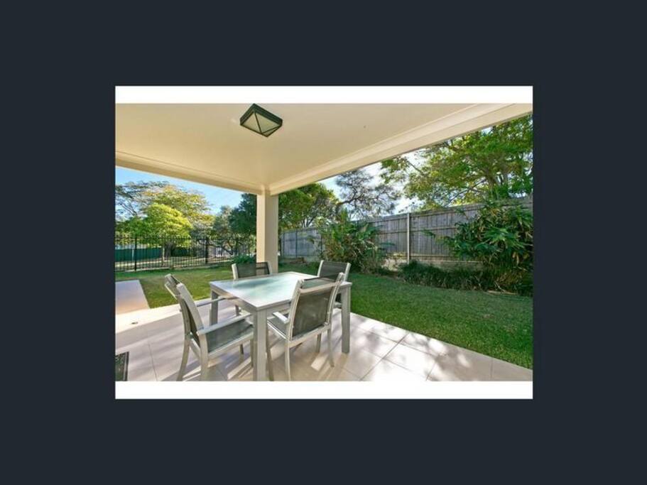 Patio for bbq and relaxing