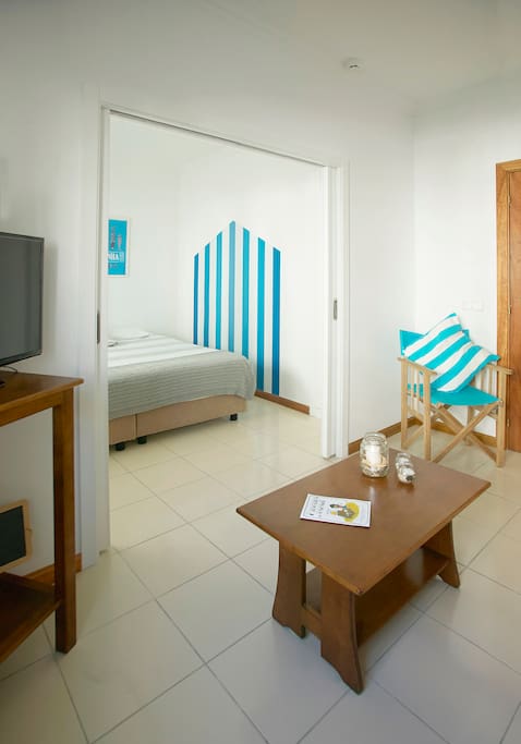Casa do Quico, bedroom for 2 people, with built-in wardrobe