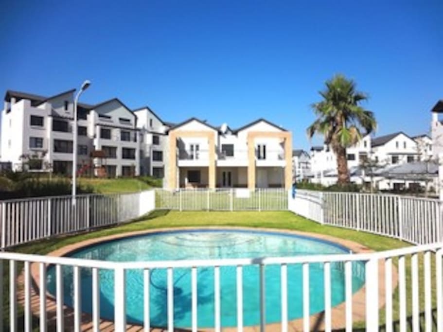 Outside pool and kids area.