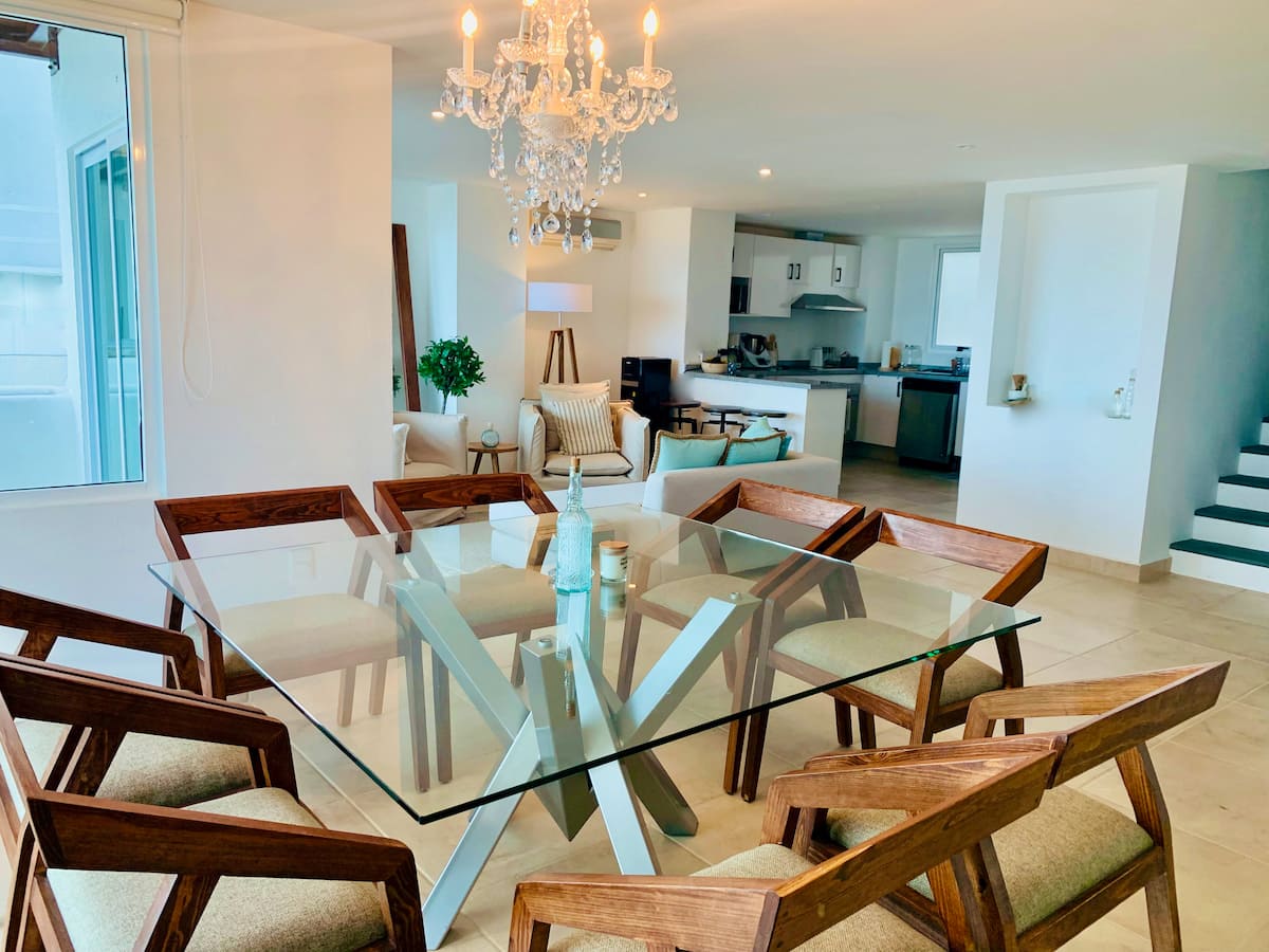Sala con vista panorámica