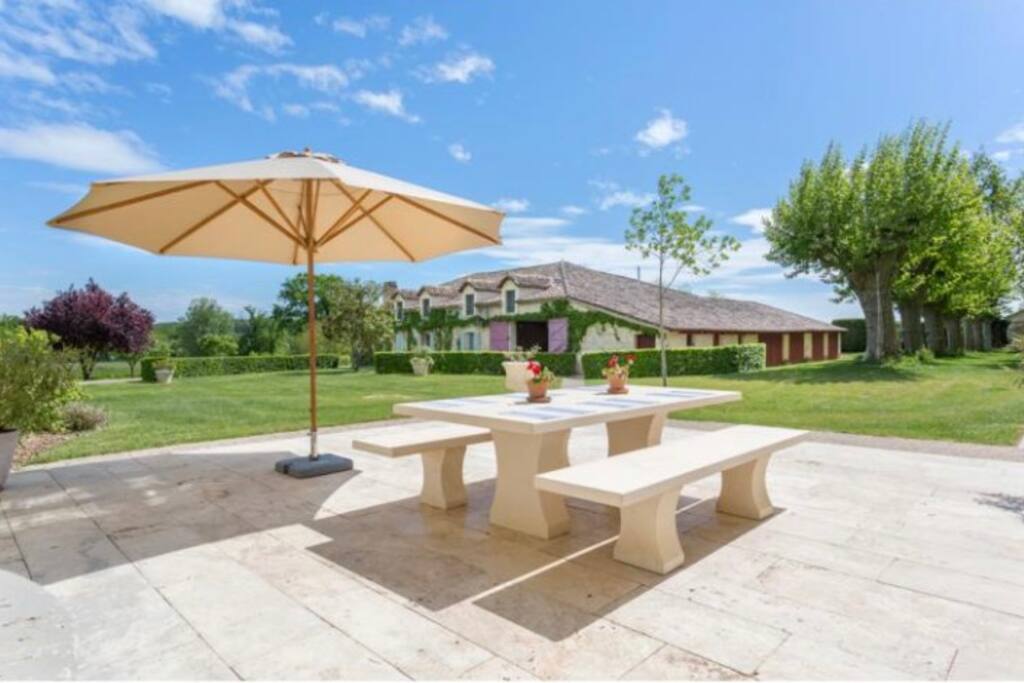 Breakfast terrace