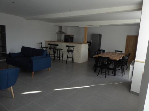 Grand Gîte of 135 m2 near Bourg