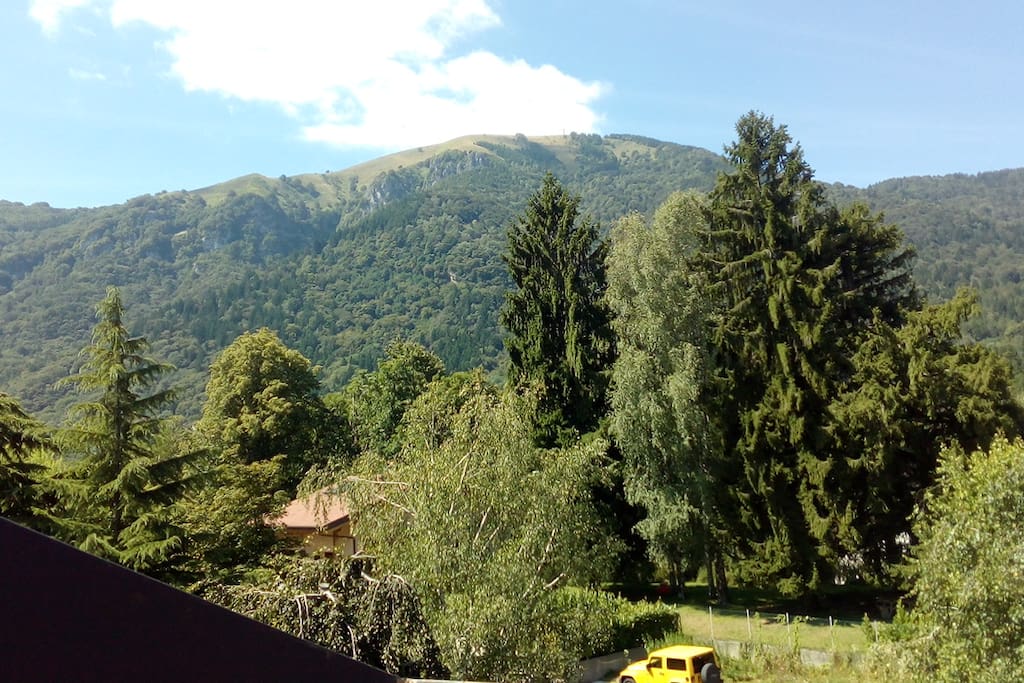 Mountain view from the little terrace
