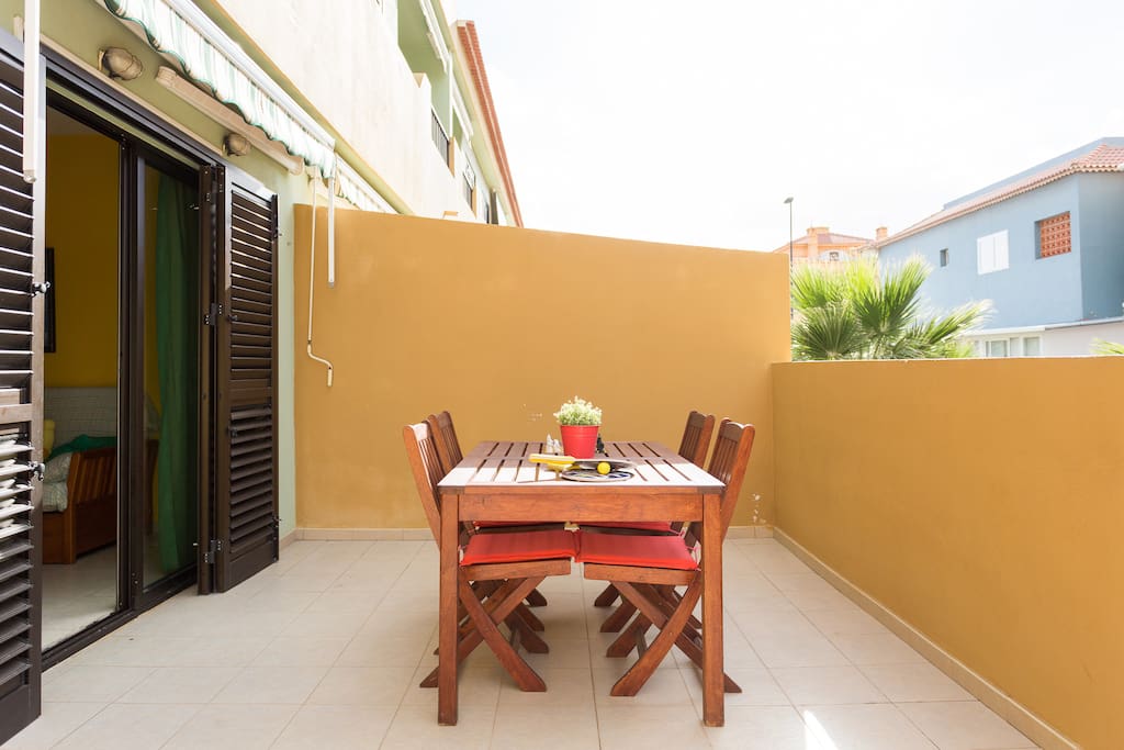 Ideal para disfrutar de una comida al aire libre o coger sol