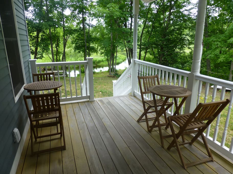 Porch and river view