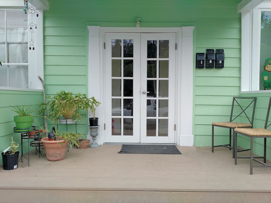 The greenest house on the block!