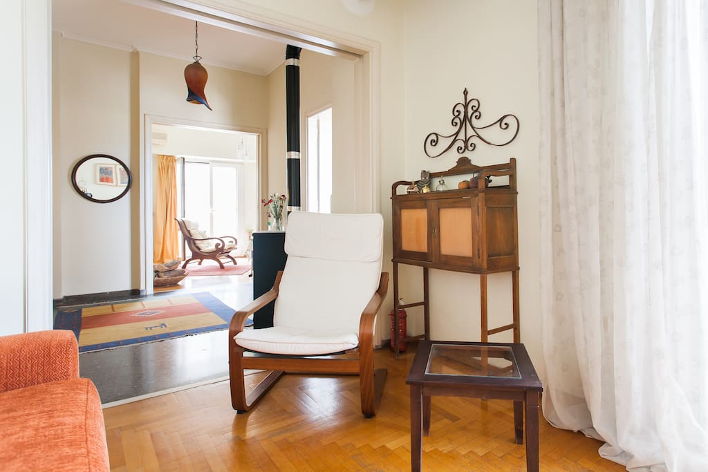 Part of your private living area. In the background you can see the hall and my living room...