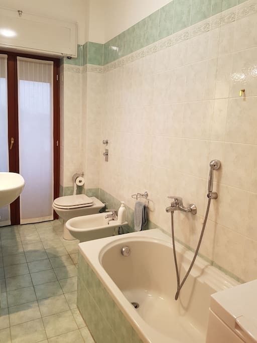 Il bagno con vasca