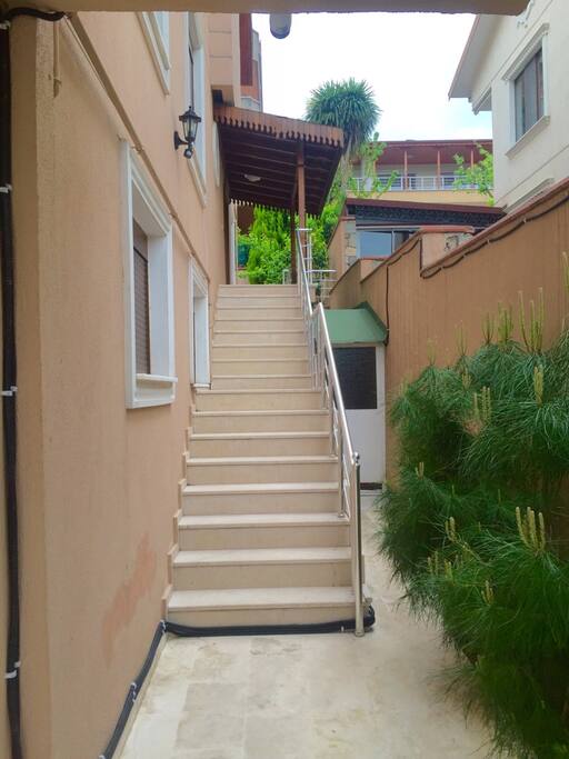 entrance to villa 1