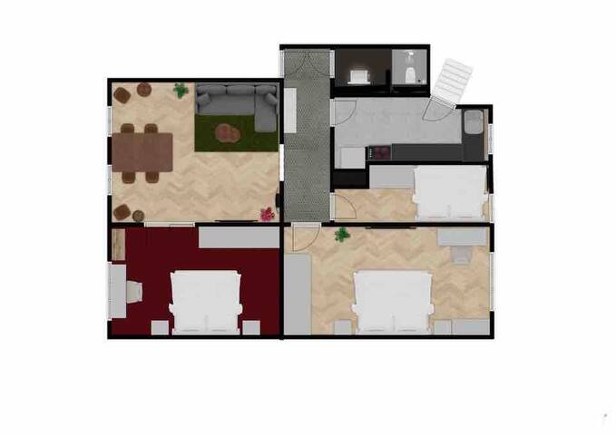 4 room apartment in the heart of Copenhagen! gallery image 4