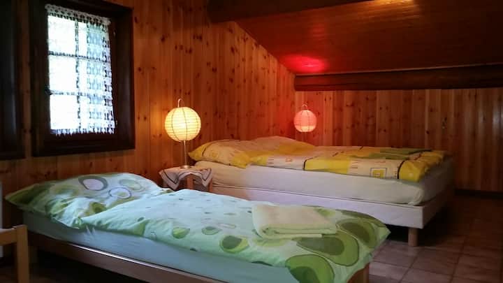 Room with a view of Mt.Blanc range