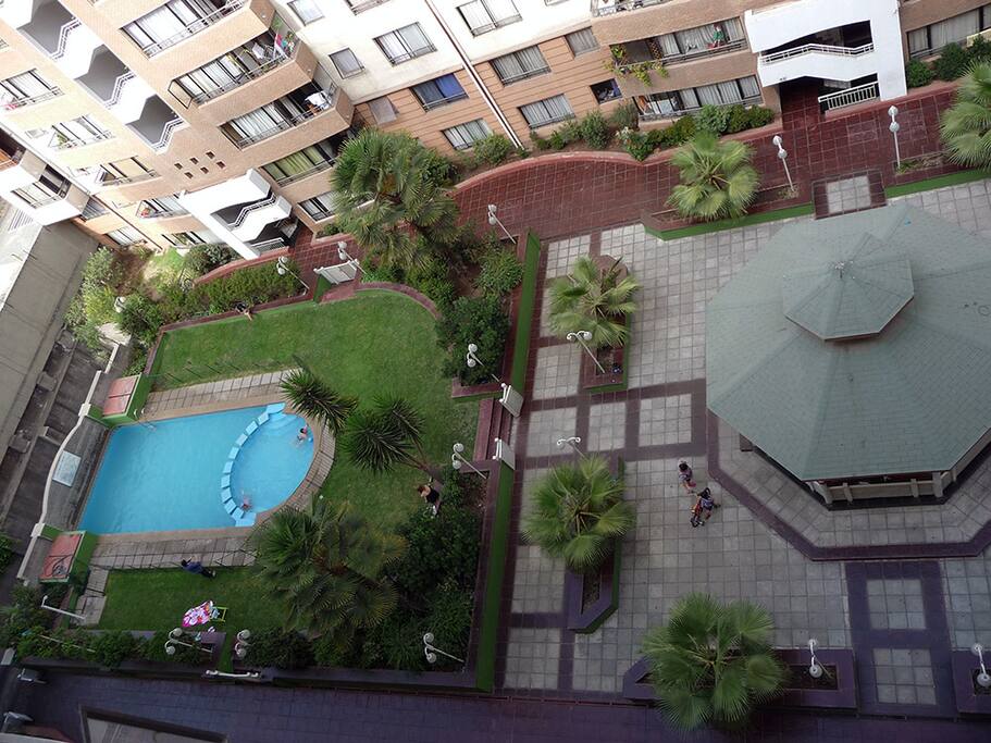 Vista interior condominio