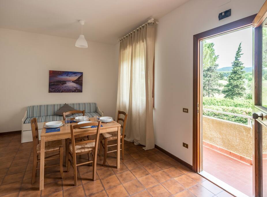 LIVING AREA with AIR CONDITIONING