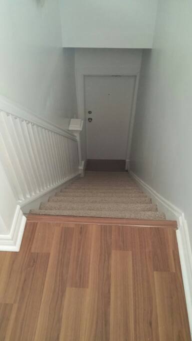 Stairway to the apartment