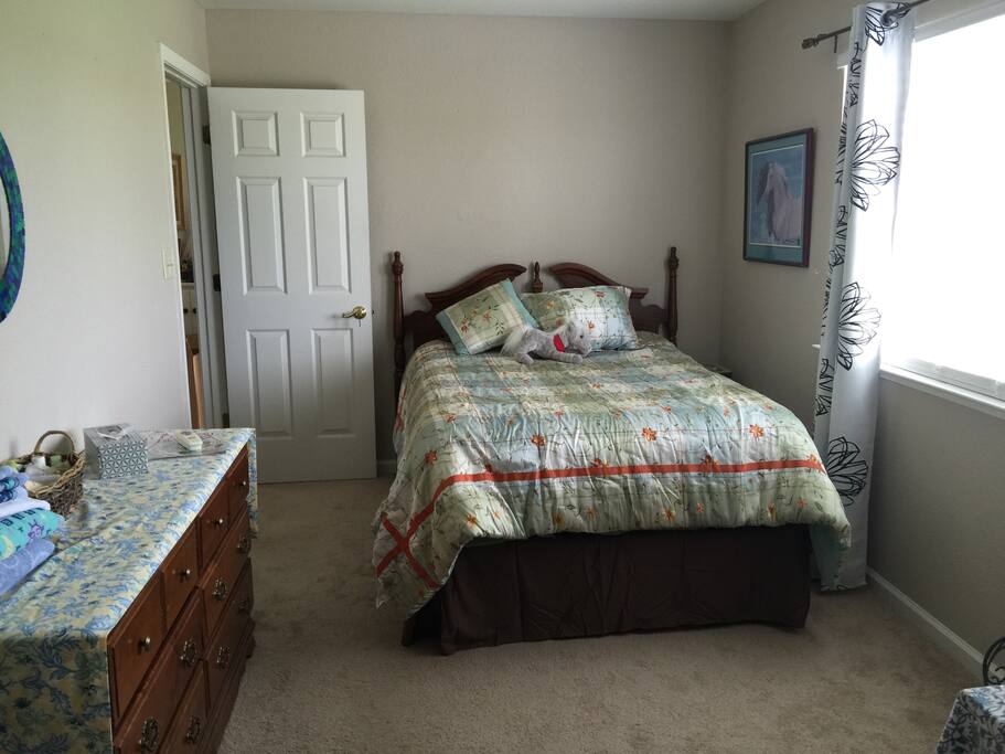 Full sized bed in winter