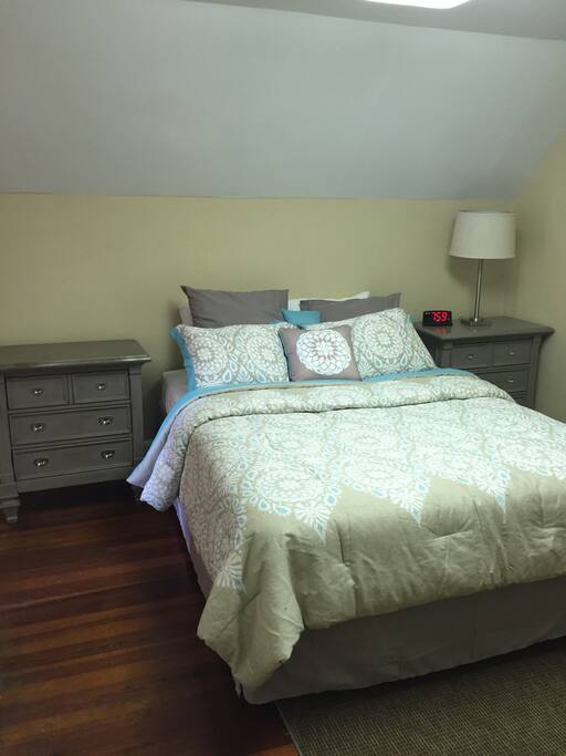 Relax in the master bedroom