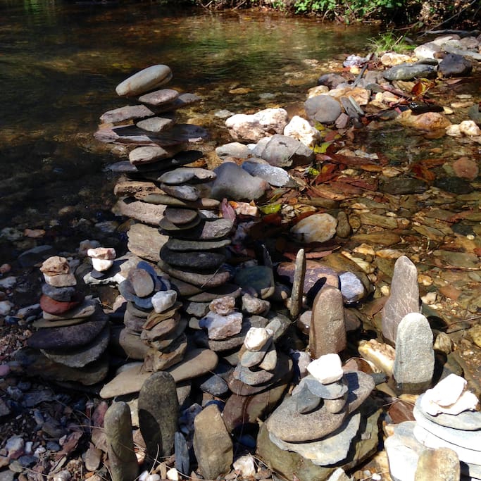 Riverstone art, just for fun.