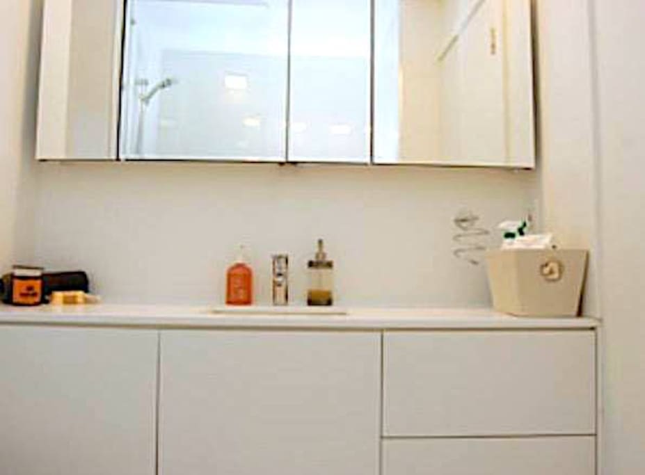 Private bathroom with soaker tub