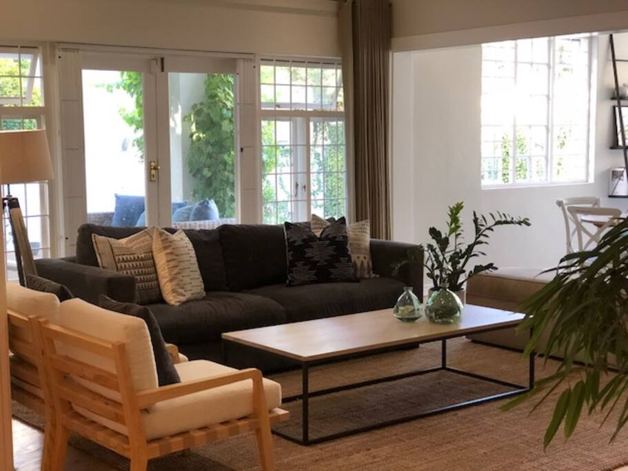 Comfortable lounge with satellite TV