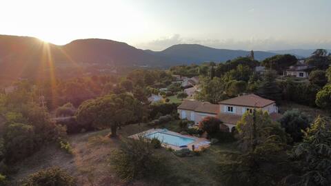 Quiet large house with a view