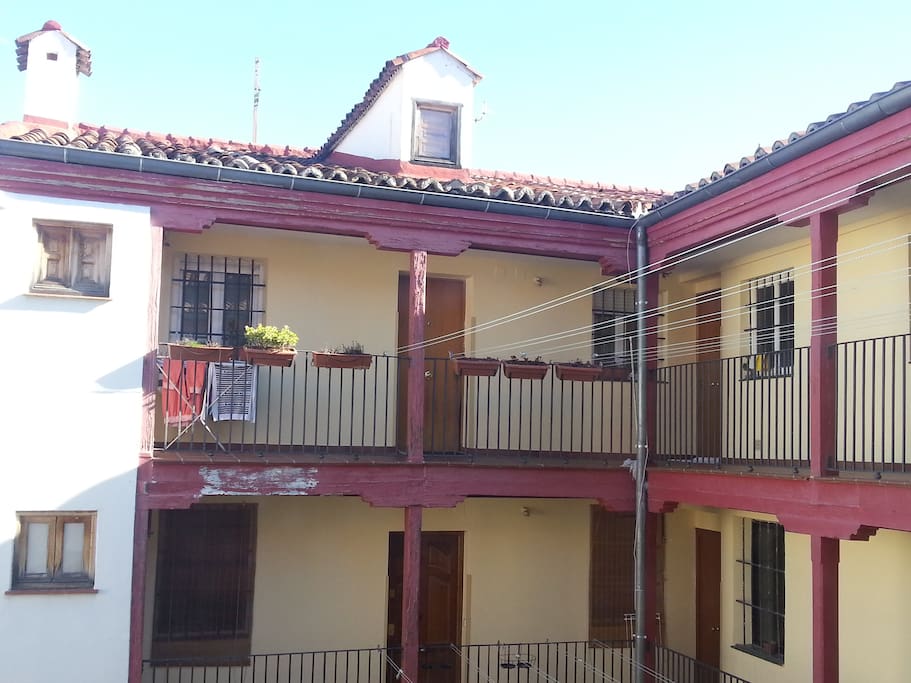 Inside of the building "corrala"