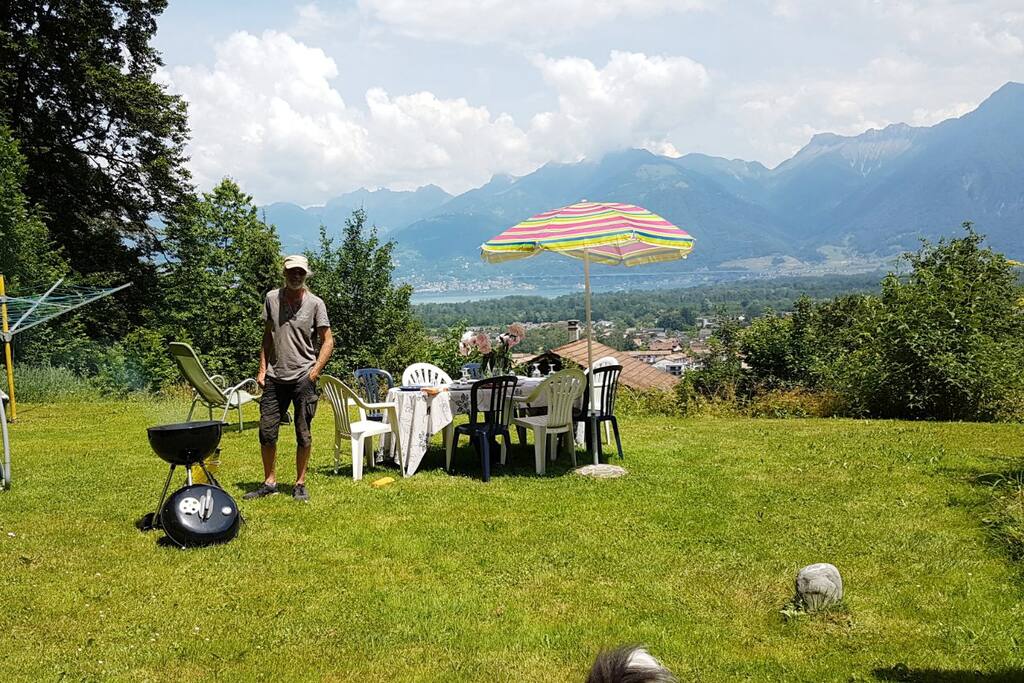 Grillade et panorama