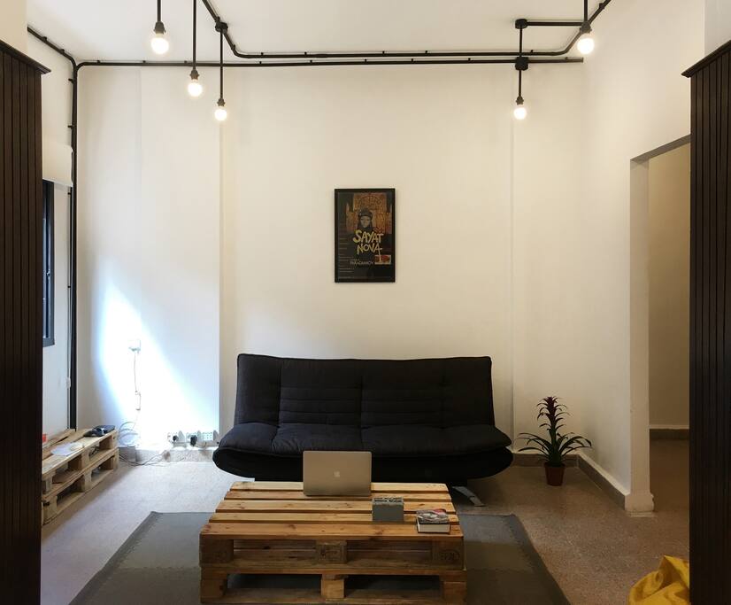 Living Room with Sofa Bed
