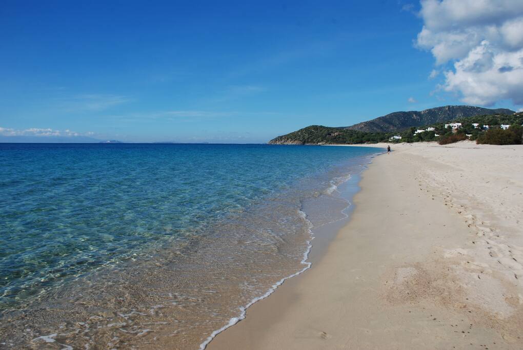 La spiaggia in primavera