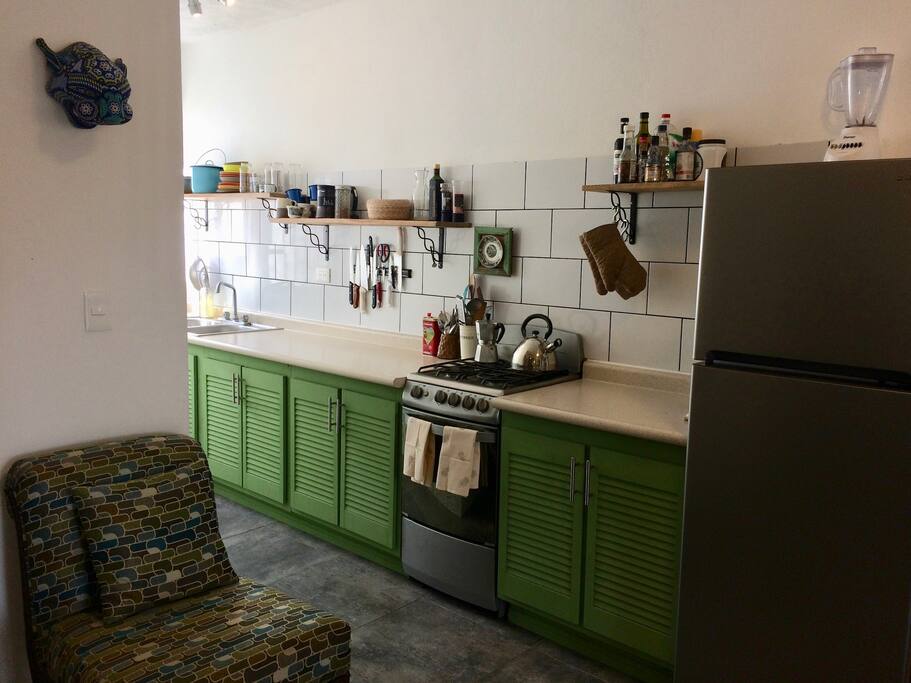 Fully equipped kitchen