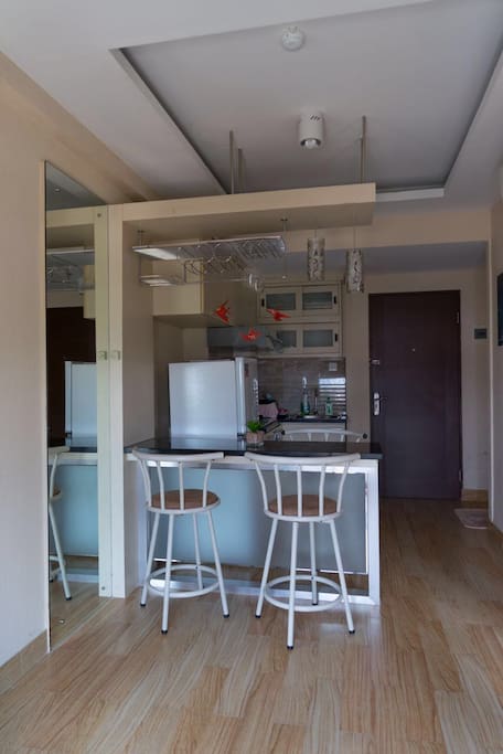 Pantry and dining area