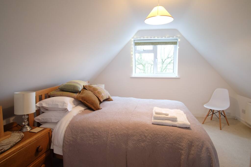 The bedroom.