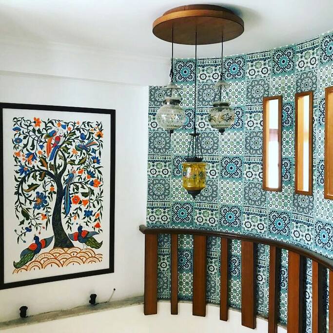 Way to the terrace and private room.