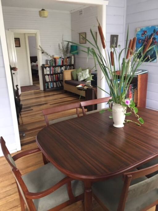 Dining room and lounge room