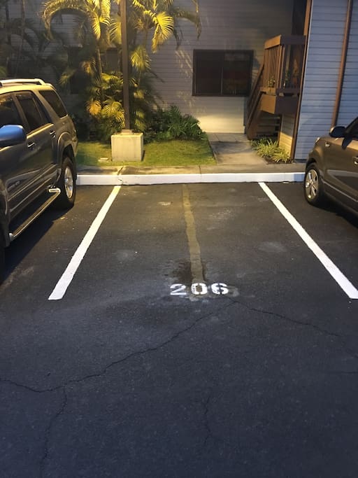 Assigned private parking.