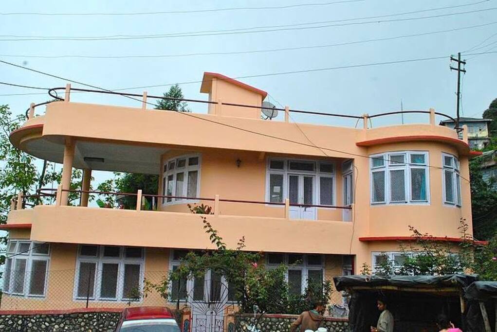 Front face of Villa. The guests have access to entire Villa. They will be the only occupants of the villa