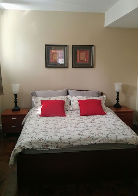 Cozy bedroom.