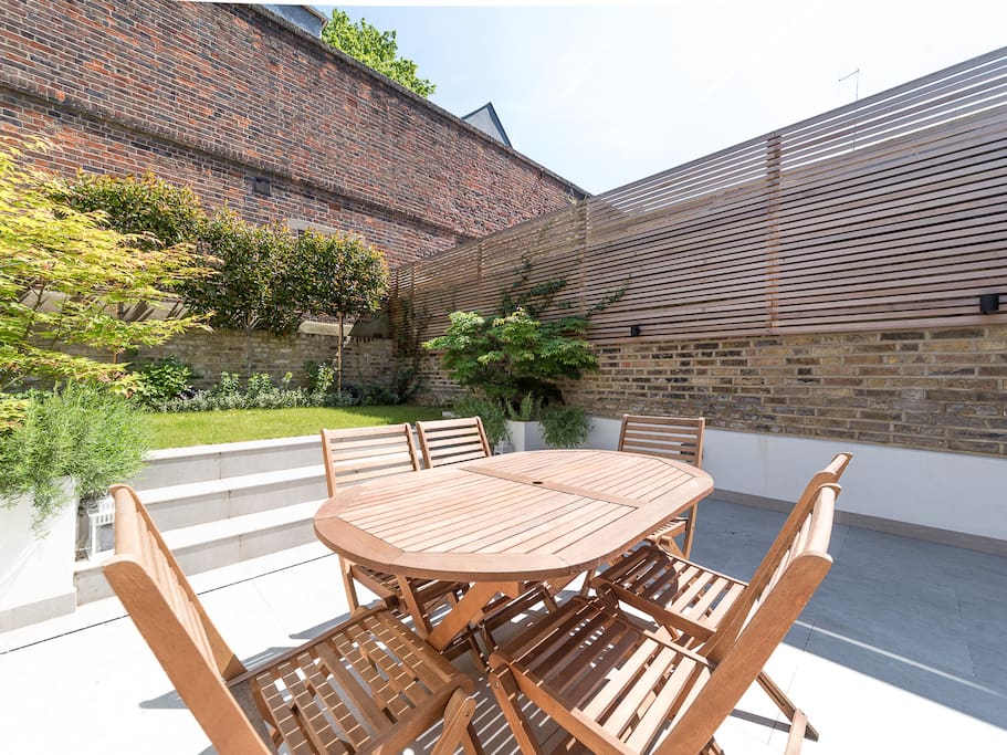 Relax on the patio.