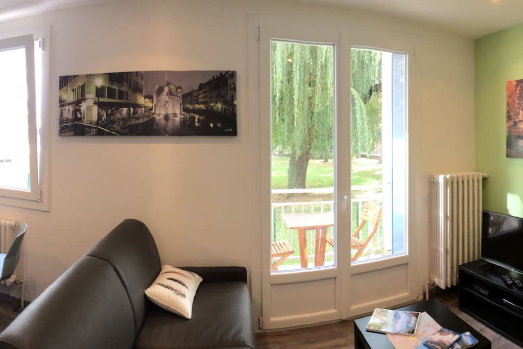 Vue panoramique du loft