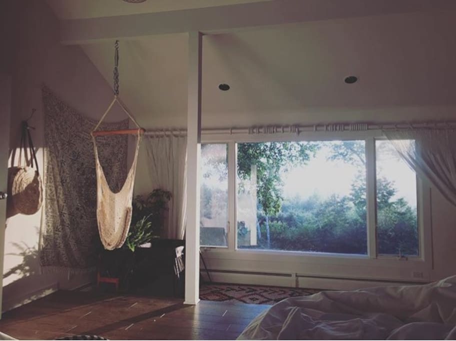 View in the master bedroom