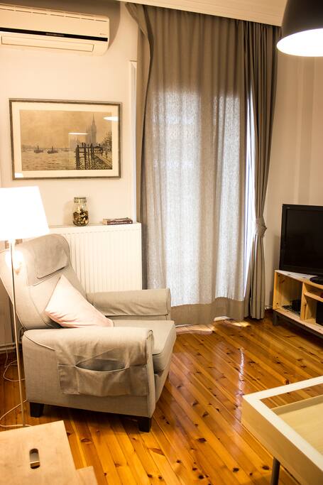 A large comfortable armchair
