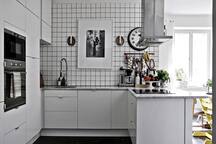 Modern three room apartment trendy Hornstull