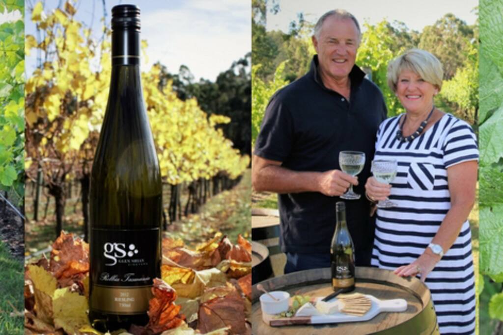 Glen Shian wine & hosts Bill & Lee