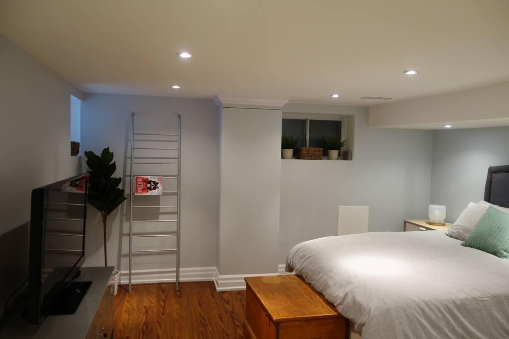 Storage trunk and unique ladder for hanging clothes