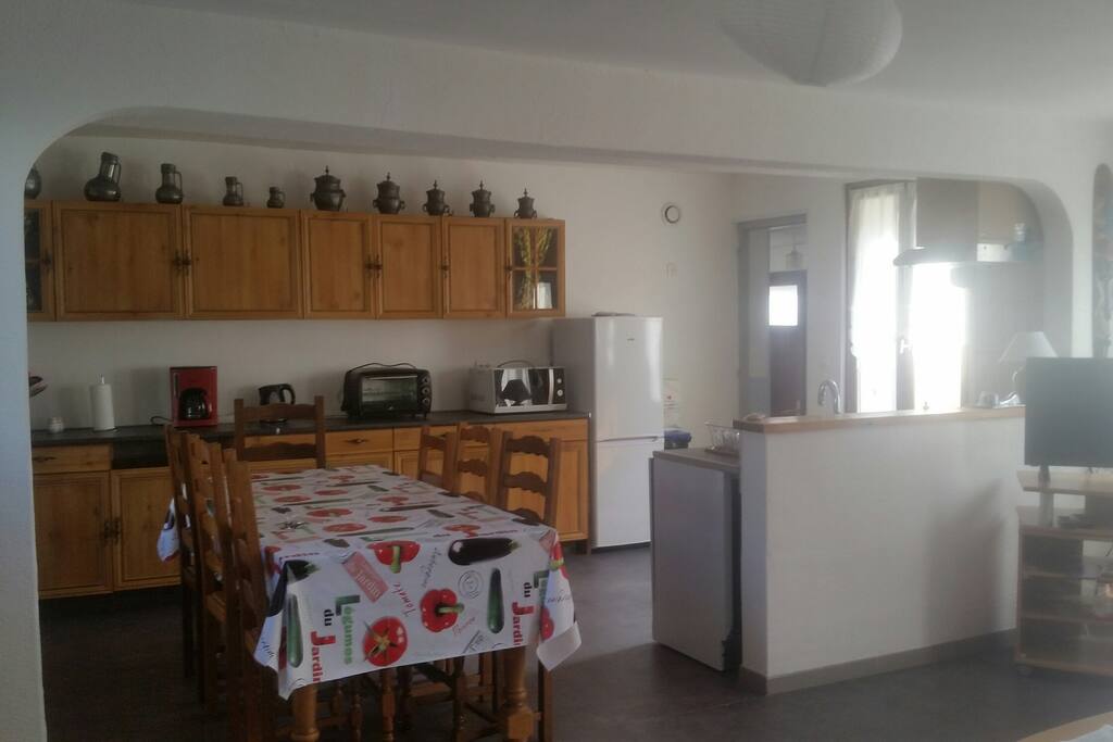 la cuisine et salle de restauration......