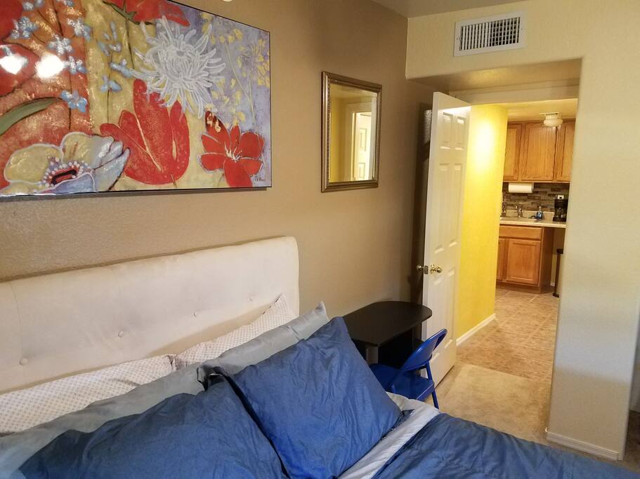 Private guest suite with kitchenette