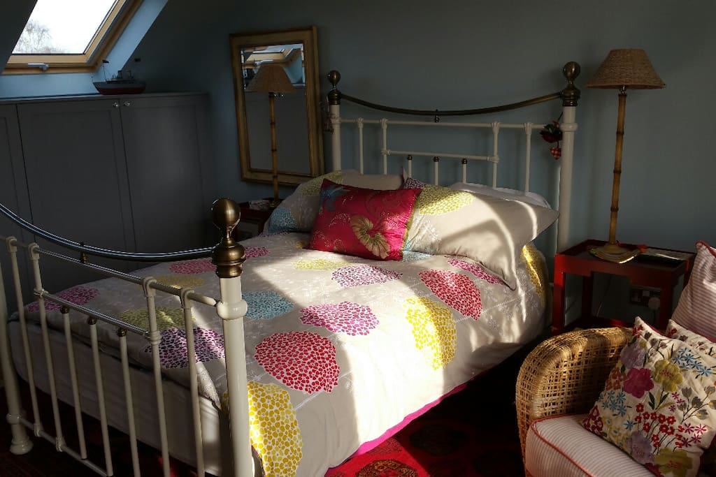 Newly built and decorated loft-conversion room