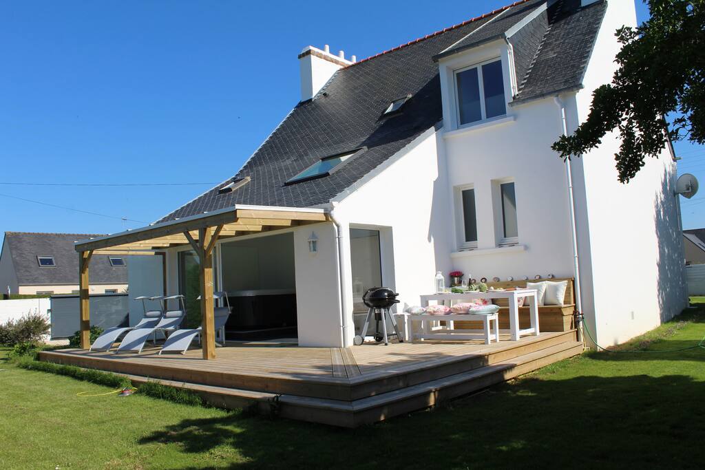 Die zweite Terrasse zum SPA