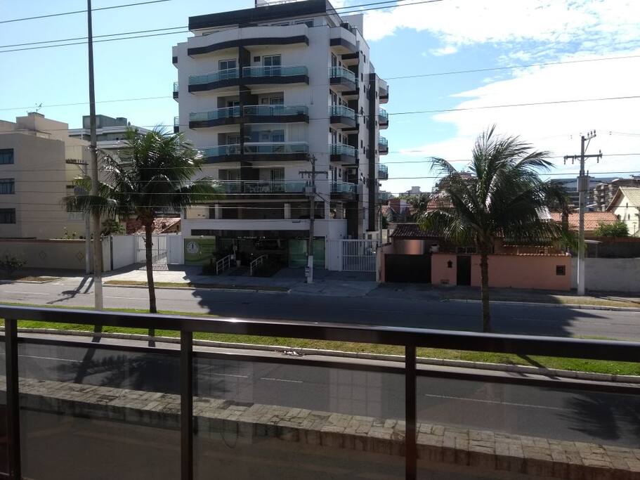 Visão da varanda frontal.
