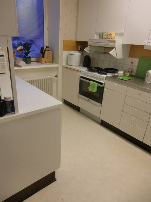 kitchen area, here you can cook your own meals